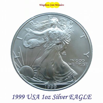 1999 USA 1oz Silver Eagle